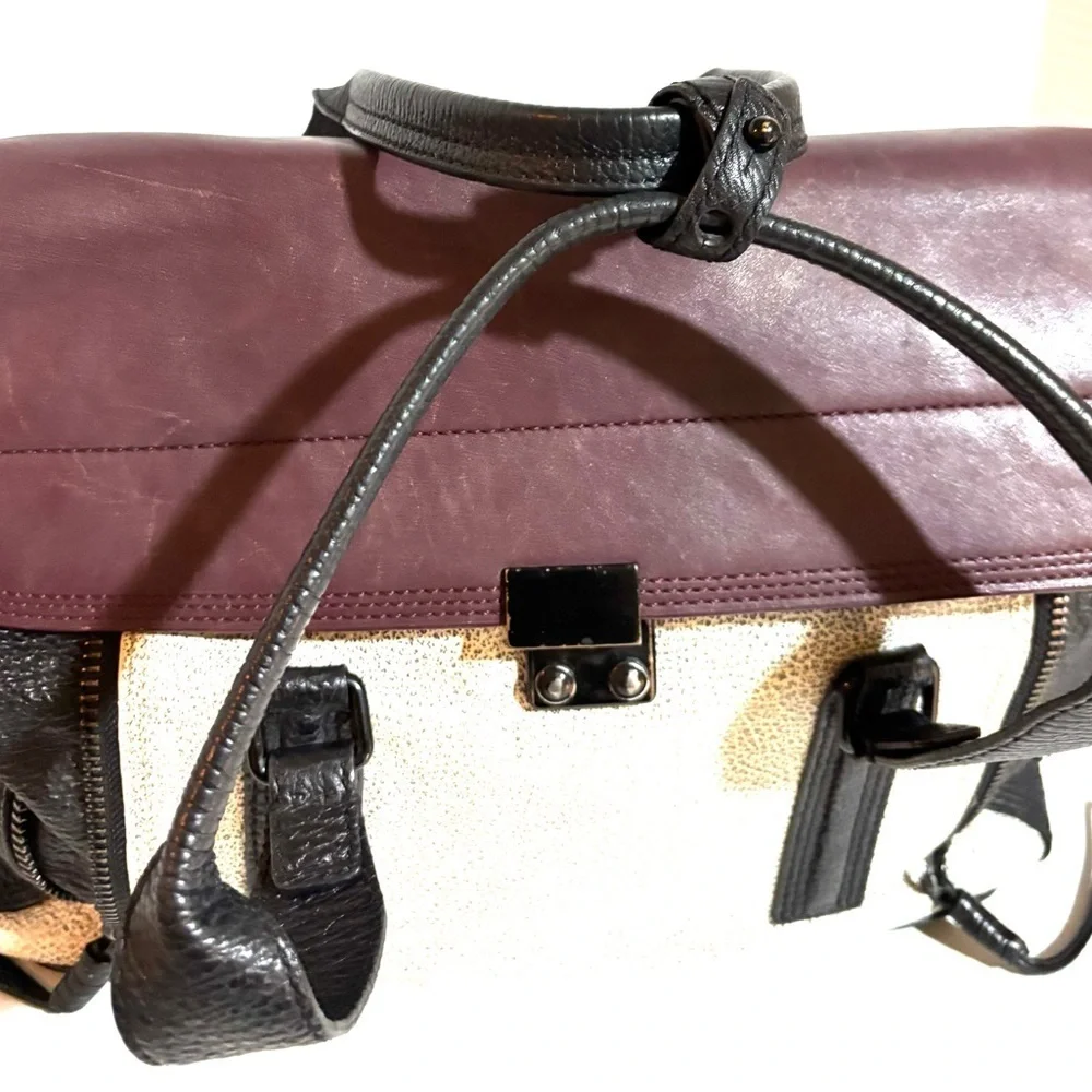 3.1 Phillip Lim pasli tricolor  and  Leather tote bag